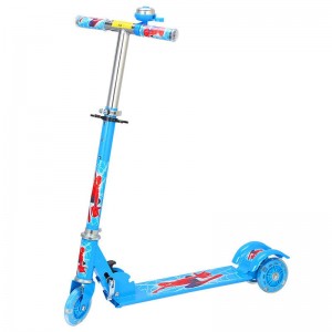 儿童三轮车闪光灯 可折叠踏板车轮滑车玩具童车 儿童滑板车