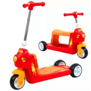 二合一功能多平衡童车 变形滑板车 儿童可骑坐三轮滑行学步车