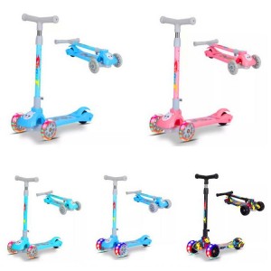 儿童三轮儿童玩具滑板车闪光轮 高质量新款塑料儿童滑板车