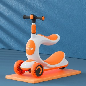 3 in 1 seatable and sliding swing car 2-5-8-9 yo-yo single-foot scooter kids scooter