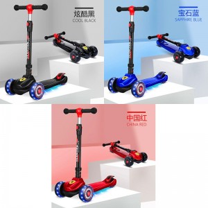 2-12岁三合一女孩可坐小孩可骑宝宝单脚男孩溜溜车儿童滑板车