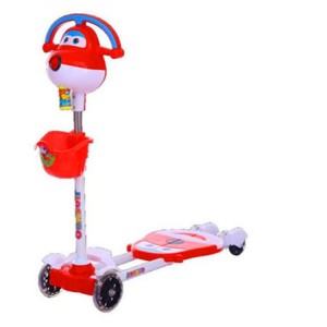 新款奶粉影楼赠品 四轮儿童滑板车 可升降带闪光音乐扭扭车