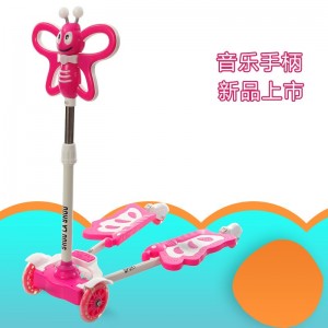 儿童滑行车2-8岁 蝴蝶优质滑行车 儿童溜溜车 滑轮车1-3岁