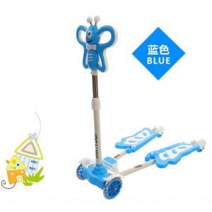 儿童滑行车2-8岁 蝴蝶优质滑行车 儿童溜溜车 滑轮车1-3岁