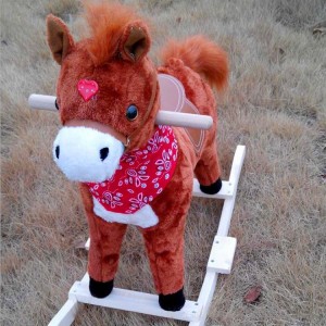 毛绒玩具儿童摇椅音乐木马摇摇马电动马牛仔歌儿童玩具