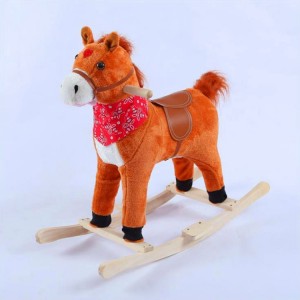 毛绒玩具儿童摇椅音乐木马摇摇马电动马牛仔歌儿童玩具