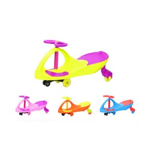 Children&#039;s anti-rollover baby toy car, silent flash wheel, 1-3-6 year old roller, children&#039;s rocking scooter