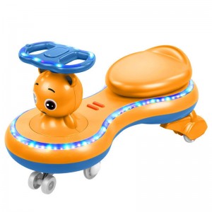 带音乐静音万向轮摇摆溜溜滑行车 男女2-7岁宝宝滑行车儿童扭扭车