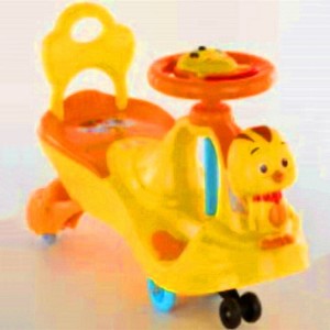 摇摆玩具宝宝车1-3-6岁婴幼妞妞车静音轮带音乐儿童扭扭车溜溜车