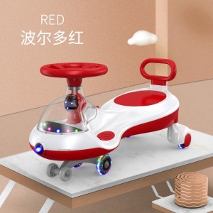 新款防侧翻儿童溜溜车1-3-5岁摇摆扭扭车万向轮静音轮儿童扭扭车