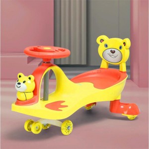 新款防侧翻1到8岁静音轮音乐儿童玩具摇摆车宝宝可滑行儿童扭扭车