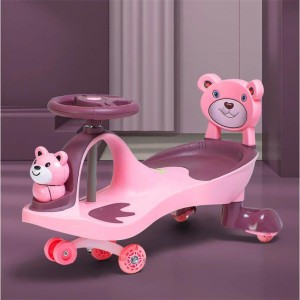 新款防侧翻1到8岁静音轮音乐儿童玩具摇摆车宝宝可滑行儿童扭扭车