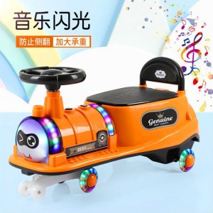 儿童扭扭车摇摆车溜溜车万向轮子静音闪光带音乐1-7岁四轮滑行车