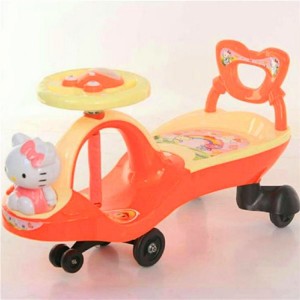 儿童扭扭车 摇摆车1-3-6岁KT猫卡通样式宝宝溜溜滑步车