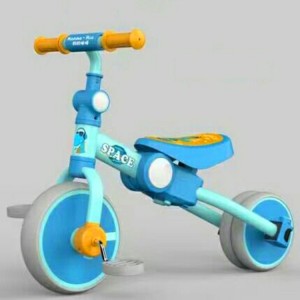 平衡车儿童三轮自行车男女孩滑行车宝宝2-5岁脚踏可拆卸