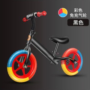 新款礼品儿童平衡车 12寸儿童无脚踏滑步自行车小孩滑行车童车