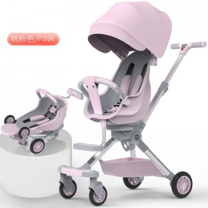 One-click folding stroller, lightweight two-way high-view dining chair, baby walking artifact for infants