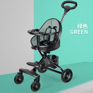 1-2-3宝宝溜娃神器轻便婴儿可折叠双向四轮车儿童手推车