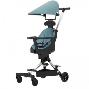 溜娃儿童手推车高景观可折叠铝合金车架婴儿宝宝手推车双向遛娃