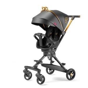 Two-way roller folding stroller, lightweight, reclining baby, high-view baby walker
