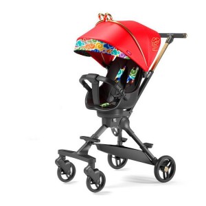 Two-way roller folding stroller, lightweight, reclining baby, high-view baby walker