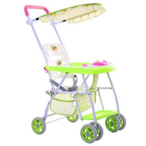 婴儿推车轻便携儿童折叠四轮手推车宝宝简易透气夏季防竹藤伞车