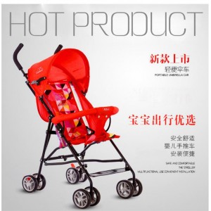 新款伞把车婴儿手推车 轻便折叠婴儿推车 简易便携婴儿手推车厂家