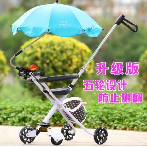 Baby stroller, lightweight folding baby walking artifact, stroller, folding size, small size, light weight