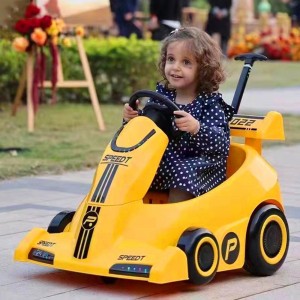 New baby kart, seated remote control four-wheel toy car, drift car, electric car, children&#039;s electric car