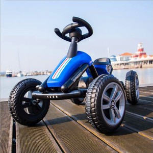 Children&#039;s go-kart four-wheel pedal bike, male and female babies, children can ride on sports, educational, fitness toys, strollers