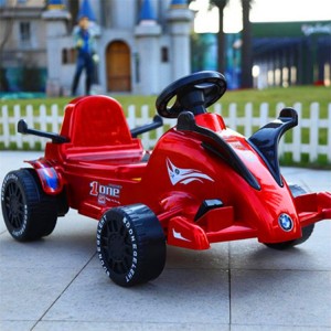 新款儿童电动卡丁车小孩玩具车双驱动卡丁车可遥控可坐人厂家