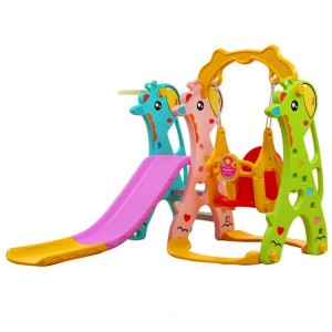 室内多种功能家用宝宝儿童滑滑梯 小型秋千塑料组合滑梯
