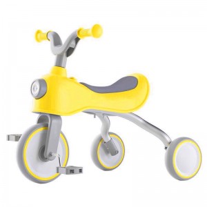 新款滑行车 小孩玩具学步车 新奇儿童折叠脚踏三轮车 儿童三轮车