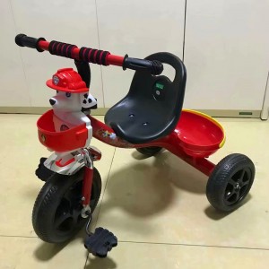 新款脚踏车1-3-6岁宝宝手推车汪汪队带音乐灯光自行车儿童三轮车