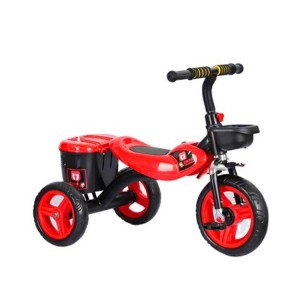 儿童新款音乐三轮车 1-5岁三轮车的简单便捷式 外卖快餐车