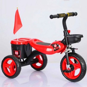 儿童新款音乐三轮车 1-5岁三轮车的简单便捷式 外卖快餐车