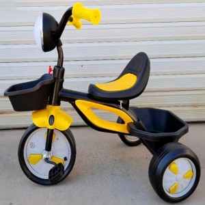 安全材料小孩三轮自行车 婴儿三轮车带音乐和灯光 儿童三轮车