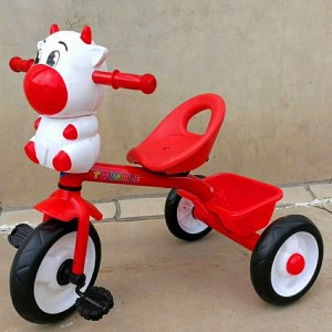 New toy steel frame stroller tricycle with pedals children&#039;s tricycle stroller 3 wheels with lights