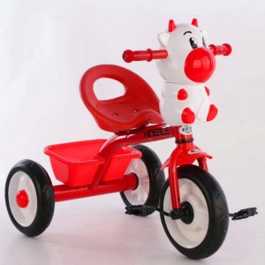 New toy steel frame stroller tricycle with pedals children&#039;s tricycle stroller 3 wheels with lights