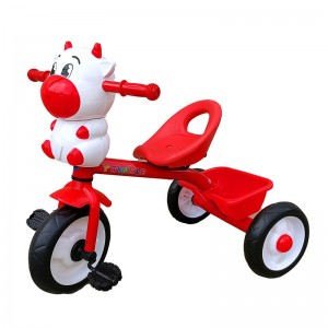 New toy steel frame stroller tricycle with pedals children&#039;s tricycle stroller 3 wheels with lights