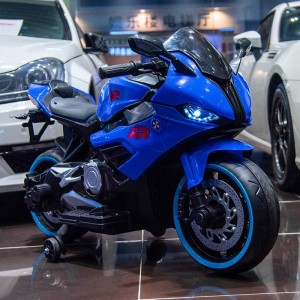 Children&#039;s electric motorcycle, oversized, can seat two boys and girls, boys and girls, 2-8-12 years old, charging bottle, toy car