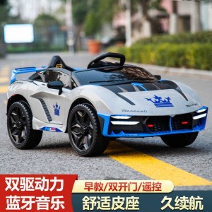 儿童电动车四轮带遥控宝宝电动汽车小孩玩具车可坐人摇摆童车跑车