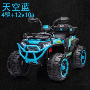 儿童电动越野车可坐双人宝宝自驾四驱带遥控小女孩玩具车充电汽车