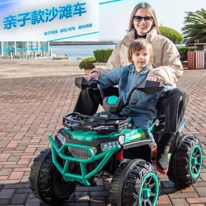 儿童电动越野车可坐双人宝宝自驾四驱带遥控小女孩玩具车充电汽车