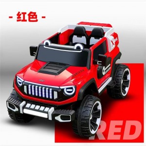 儿童电动车可坐大人四驱越野车男女宝宝遥控电动汽车可摇摆四轮车