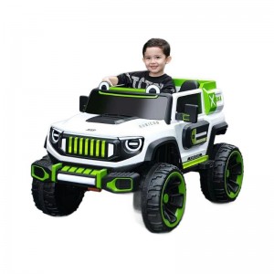 儿童电动车可坐大人四驱越野车男女宝宝遥控电动汽车可摇摆四轮车