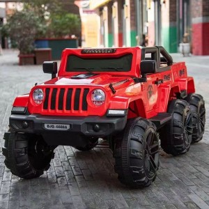 汽车电动车贴纸六轮儿童越野遥控玩具车大人贴画宝宝男女小孩童车