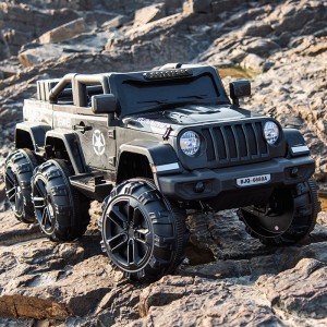 汽车电动车贴纸六轮儿童越野遥控玩具车大人贴画宝宝男女小孩童车