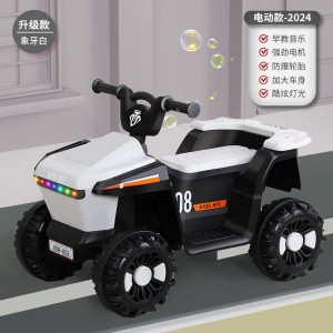 儿童电动车四轮沙滩车可坐人2-6岁宝宝充电款童车灯光音乐摩托车
