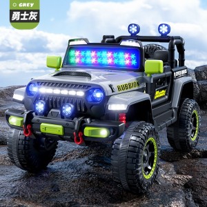儿童电动车四轮越野汽车遥控玩具车可坐人男女小孩1-6岁宝宝童车
